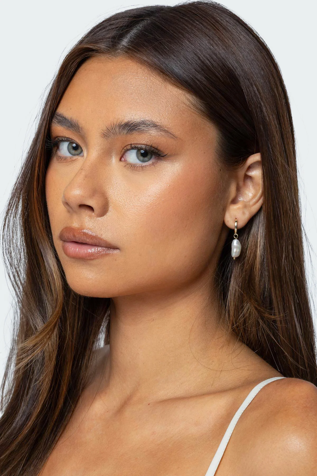 Pearla Hoop Earrings