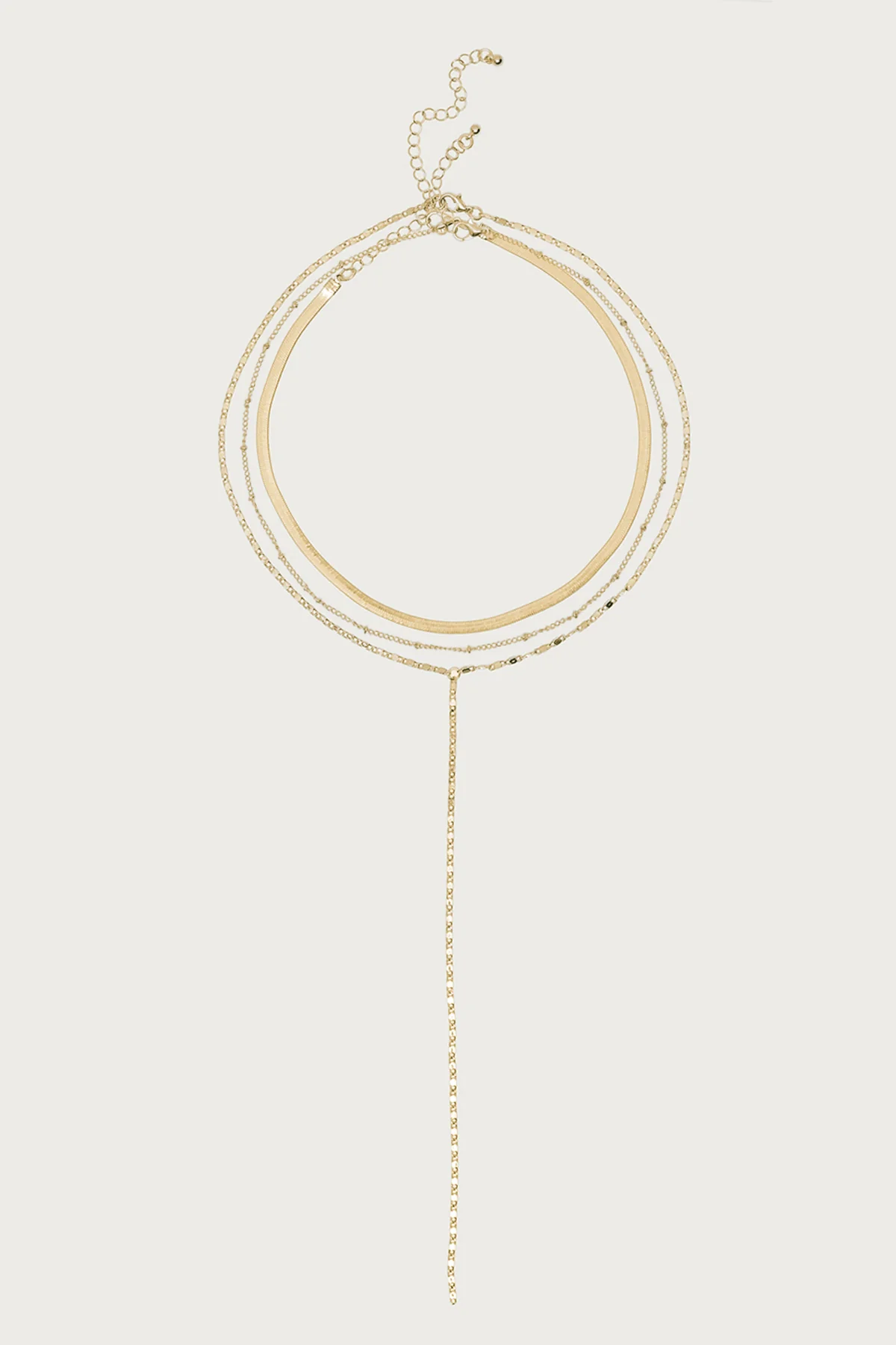 Golden Girl Layered Chain Necklace - Image 2