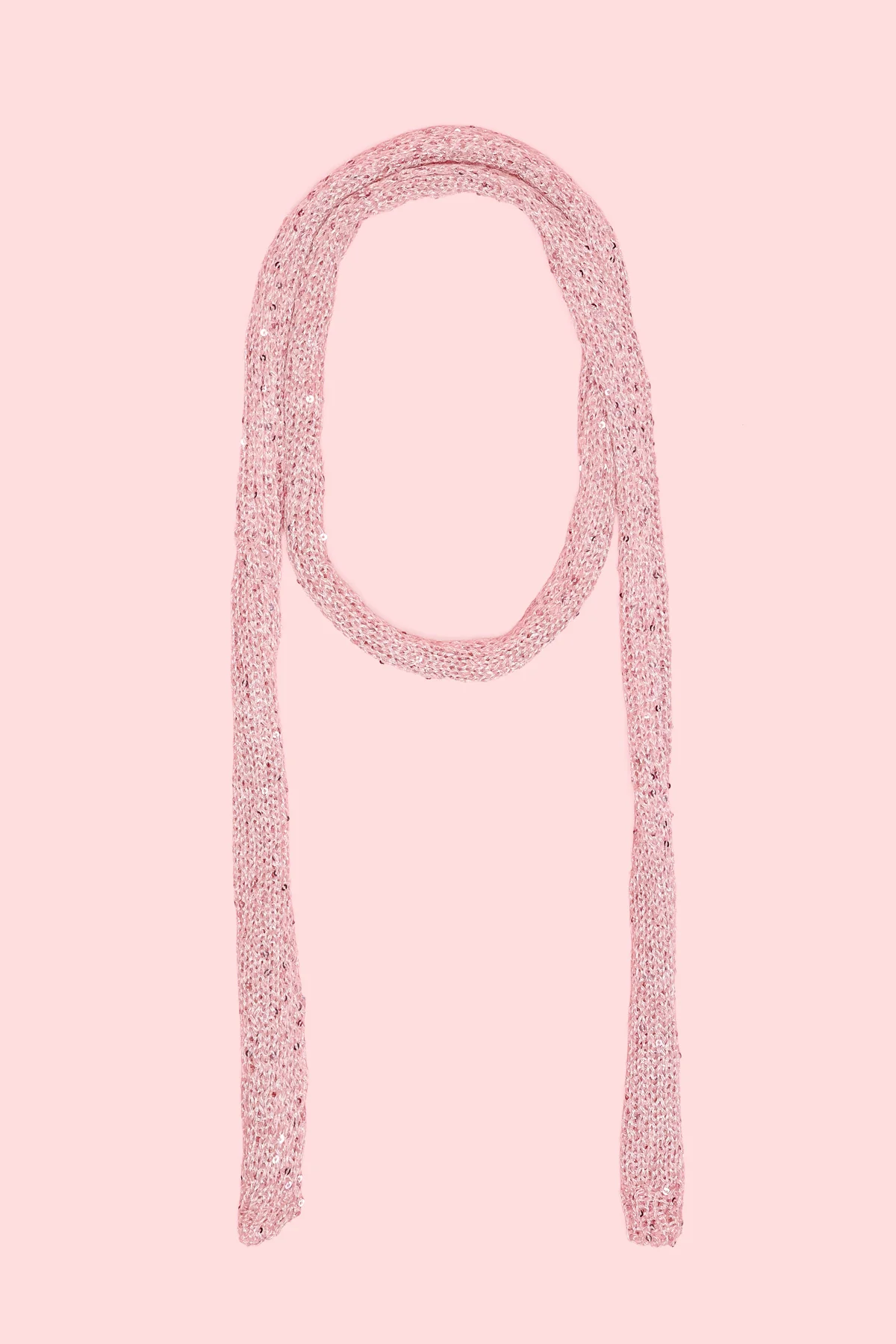 Barbie™ Sequin Knit Skinny Scarf - Image 2