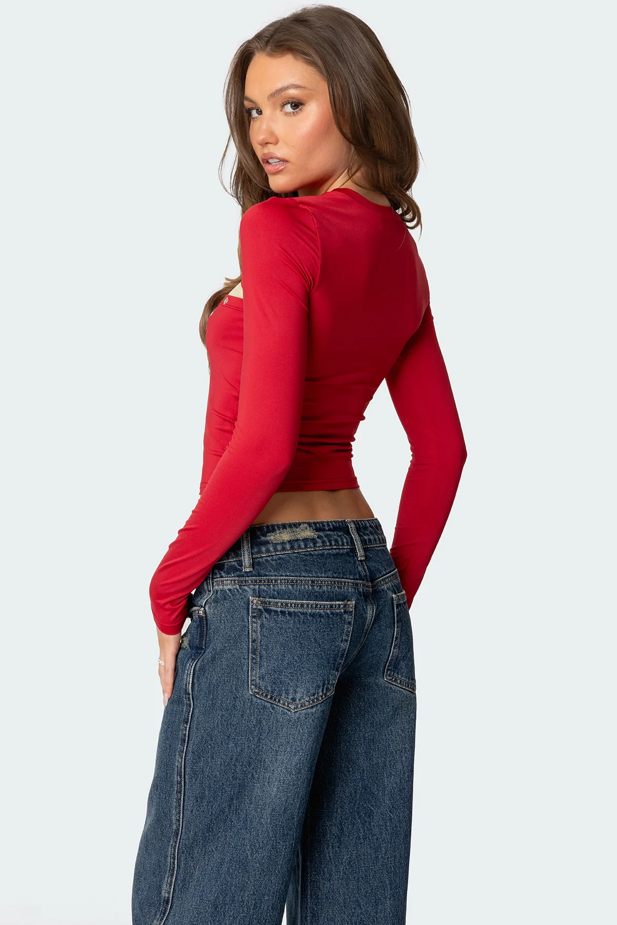 Revi Front Cut Out Grommet Top - Image 5