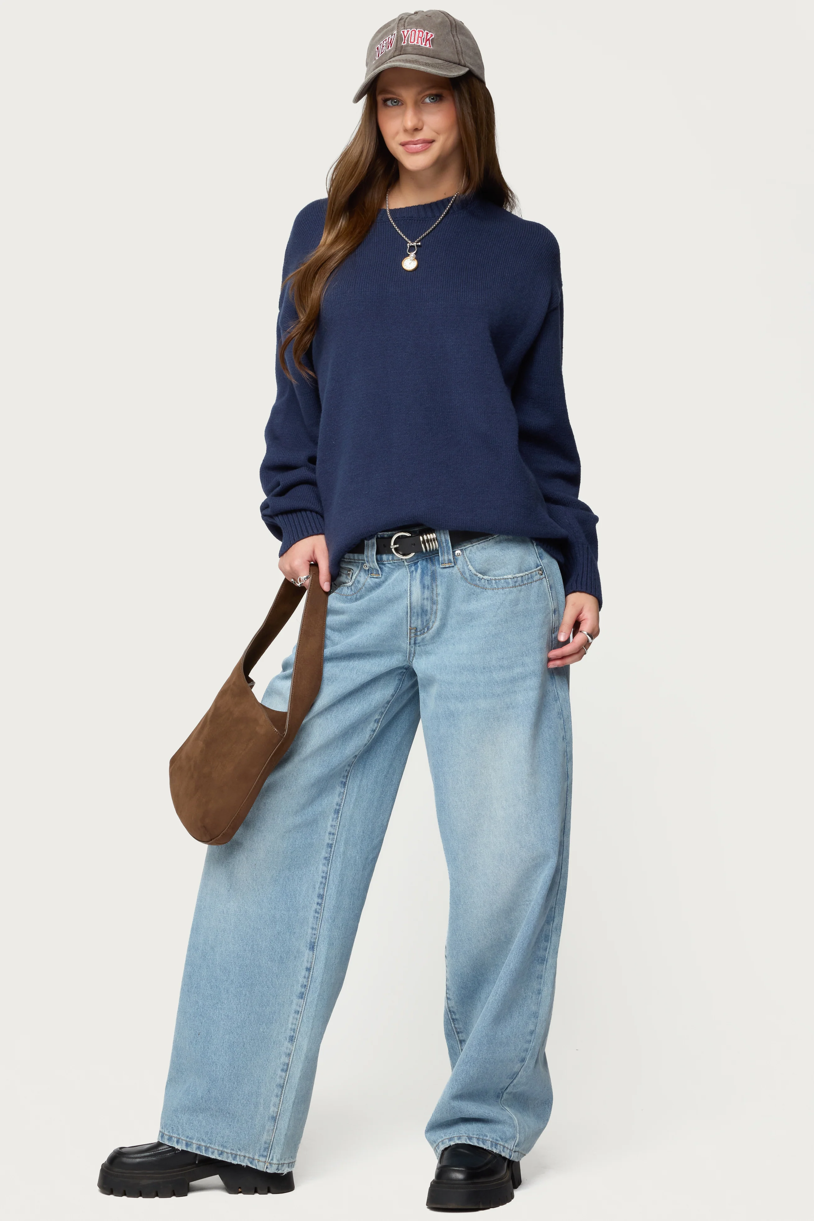 Priscila Oversized Crewneck Sweater - Image 2