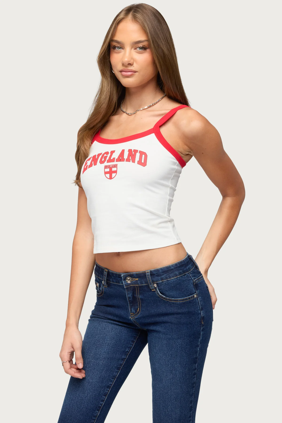 England Contrast Tank Top - Image 4